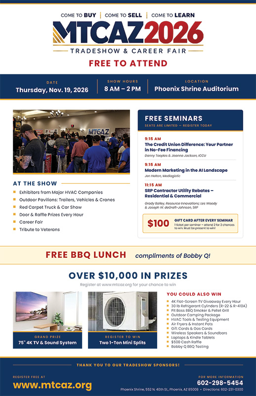 MTCAZ Tradeshow Pre-register